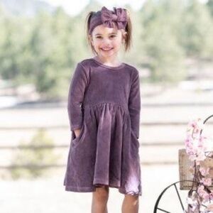 Vintage Violet Twirl Dress